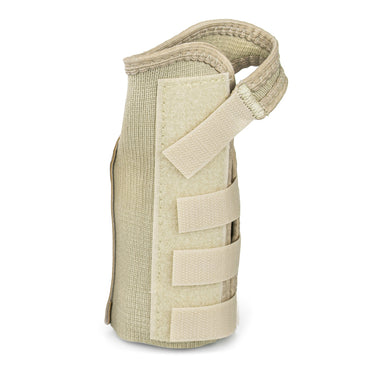 McKesson Wrist Brace Low Profile / Contoured / Wraparound Aluminum / Cotton / Elastic Left Hand Beige Medium (1159156_EA)