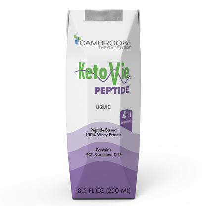 KetoVie® Peptide 4:1 Oral Supplement Unflavored Liquid 8.5 oz. Carton (1115256_EA)