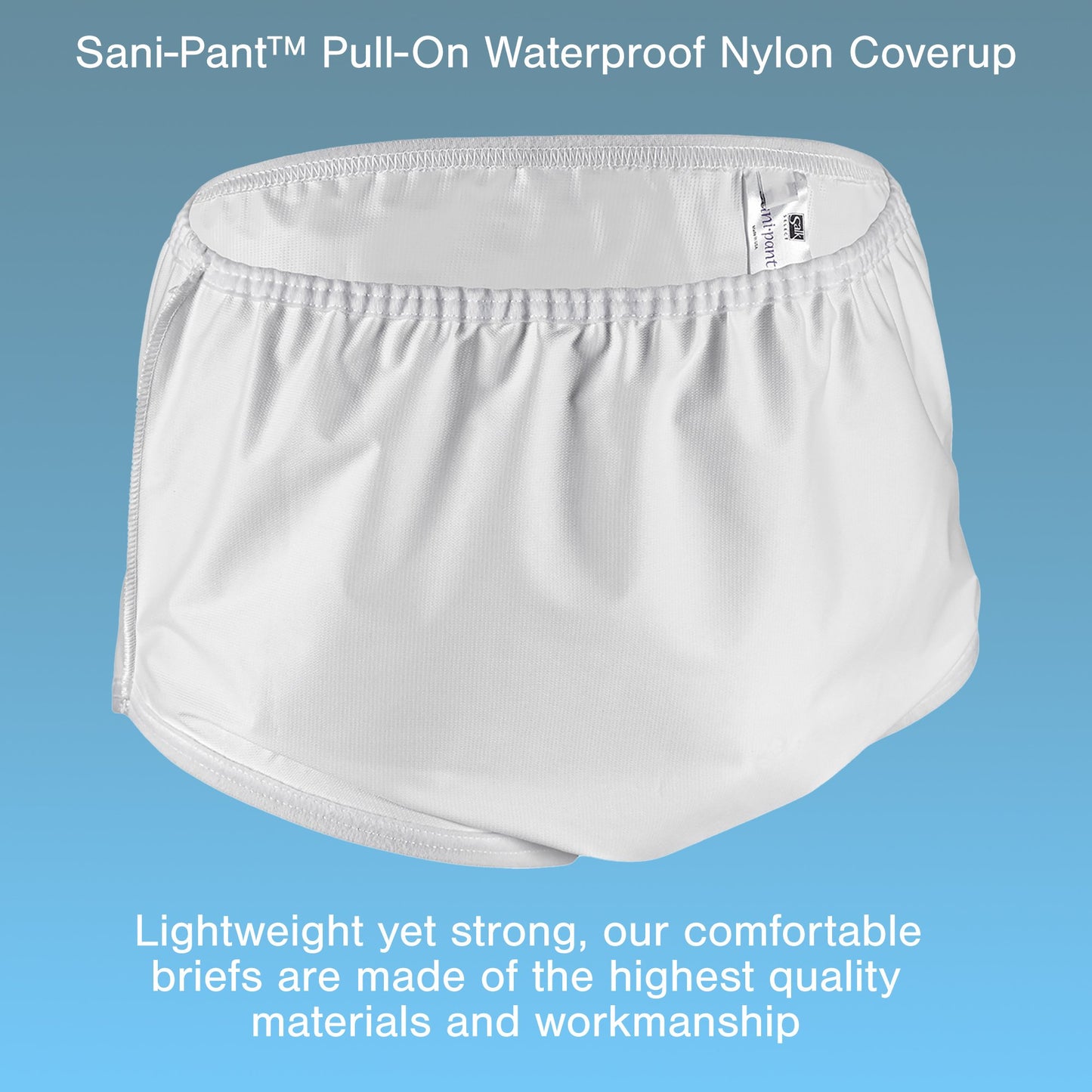 Sani-Pant™ Protective Underwear Unisex Nylon / Plastic Large Pull On Reusable (734978_EA)