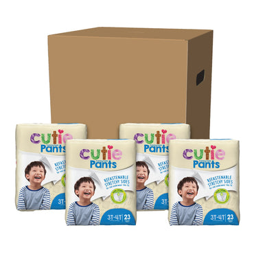Cutie Pants® Male Toddler Training Pants Size 3T to 4T Disposable Heavy Absorbency (831577_BG)