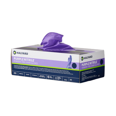 Purple Nitrile® Exam Glove X-Large NonSterile Nitrile Standard Cuff Length Textured Fingertips Purple Chemo Tested (365063_CS)