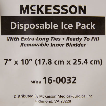 McKesson Ice Bag General Purpose 7 X 10 Inch Fabric Disposable (485416_CS)