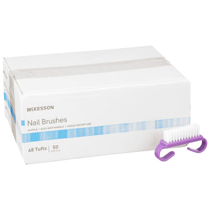 McKesson Nail Brush Soft Bristles Purple (940523_CS)