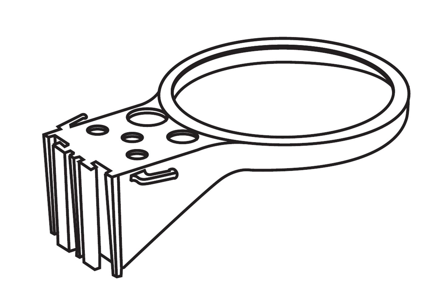 Bemis Healthcare Suction Canister Bracket (122569_EA)