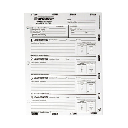 Propper Manufacturing Sterilization Record Envelope Steam (112748_BX)