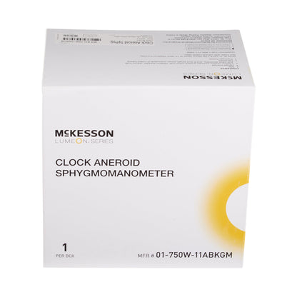 McKesson LUMEON™ Aneroid Sphygmomanometer Unit Adult Cuff Nylon Cuff 23 - 40 cm Wall Mount (803190_BX)