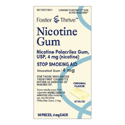 Foster & Thrive™ Stop Smoking Aid 4 mg Strength Gum (1239886_PK)