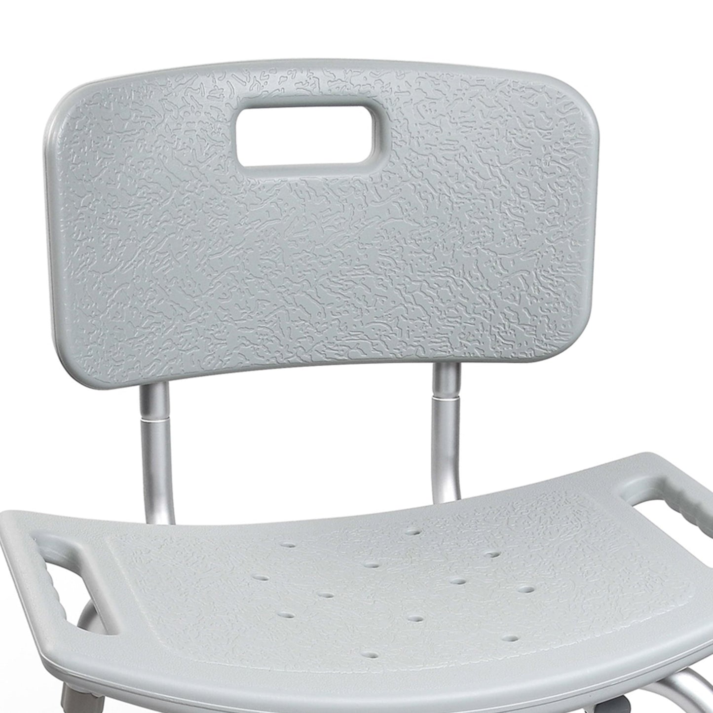 McKesson Bath Bench Without Arms Aluminum Frame Removable Backrest 19-1/4 Inch Seat Width 300 lbs. Weight Capacity (1073631_CS)