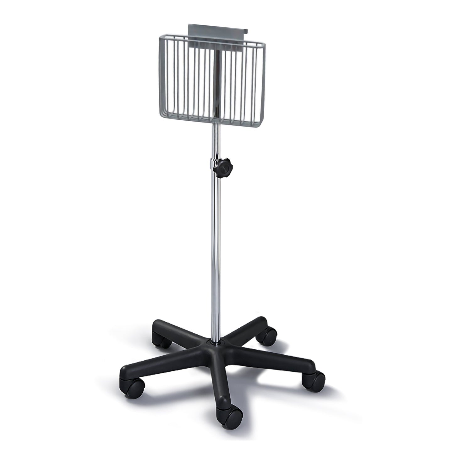 IntelliSense™ Blood Pressure Monitor Cart Stainless Steel Frame 22 Inch Silver 5-7/8 X 12 X 21-1/2 Inch Basket, 11 X 12 Inch Platform (419497_EA)