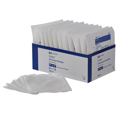 Curity™ Nonwoven Sponge 4 X 4 Inch 4-Ply Sterile 5 per Pouch (546402_CS)