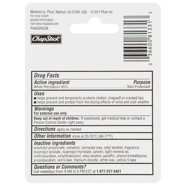 Chapstick® Lip Balm 0.15 oz. Tube (1150199_EA)