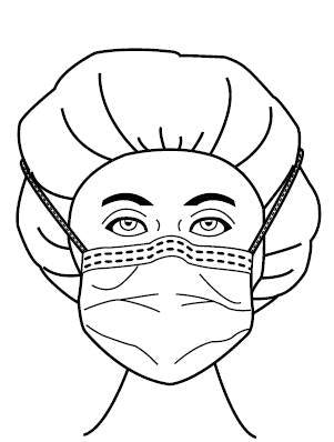 Precept® Fog-Shield® Surgical Mask Anti-fog Foam ASTM Level 1 Tie Closure One Size Fits Most (157689_BX)