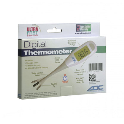 Adtemp™ Digital Stick Thermometer Oral / Rectal / Axillary Probe Handheld (1179865_EA)
