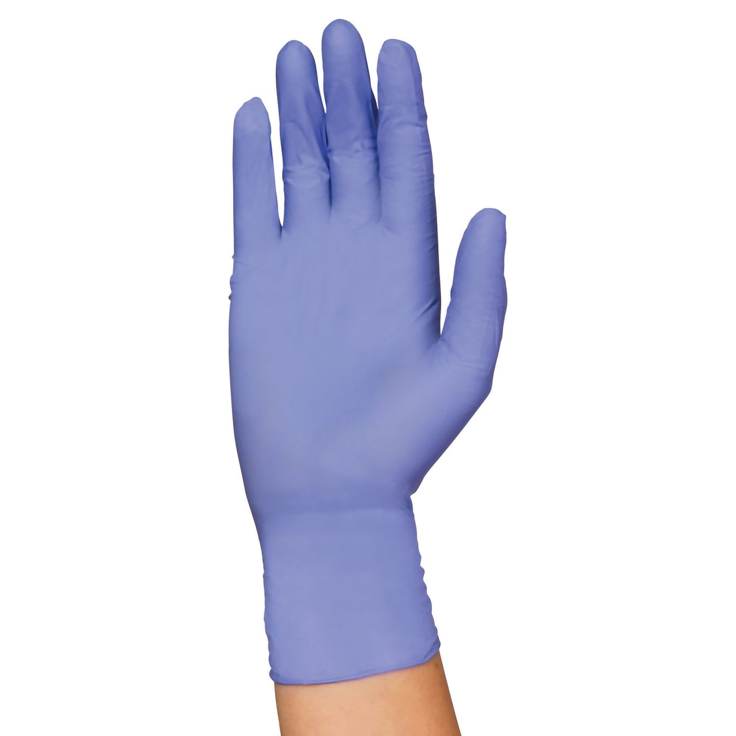 PremierPro™ Plus Exam Glove Medium NonSterile Nitrile Standard Cuff Length Textured Fingertips Blue Chemo Tested (897350_CS)