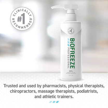 Biofreeze® Professional Topical Pain Relief 5% Strength Menthol Topical Gel 16 oz. (1027517_CS)