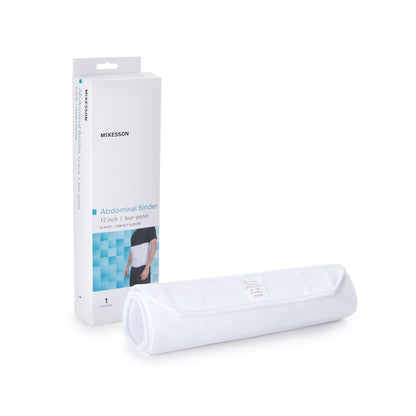 McKesson Abdominal Binder Small / Medium Hook and Loop Closure 30 to 45 Inch Waist Circumference 12 Inch Height Adult (1159058_EA)
