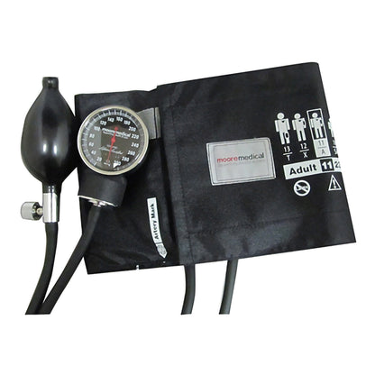 McKesson Premium Aneroid Sphygmomanometer Unit Adult Cuff Nylon Cuff 23 - 40 cm Pocket Aneroid (1067613_EA)