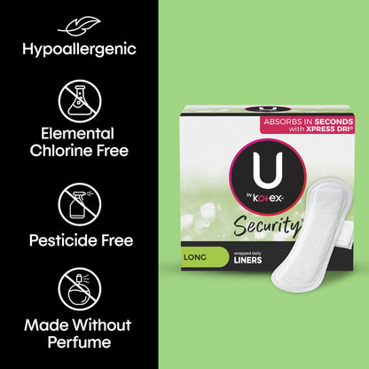 U by Kotex® Security® Lightdays Feminine Pad Regular Absorbency (1197231_CS)