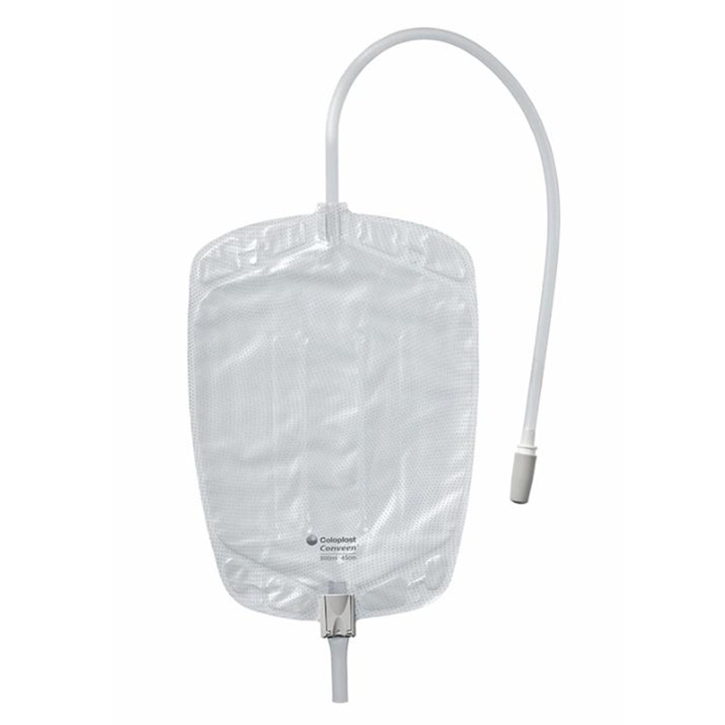 Conveen® Security+ Urinary Leg Bag Anti-Reflux Valve Sterile 600 mL Polyethylene / Flocked (551101_BX)