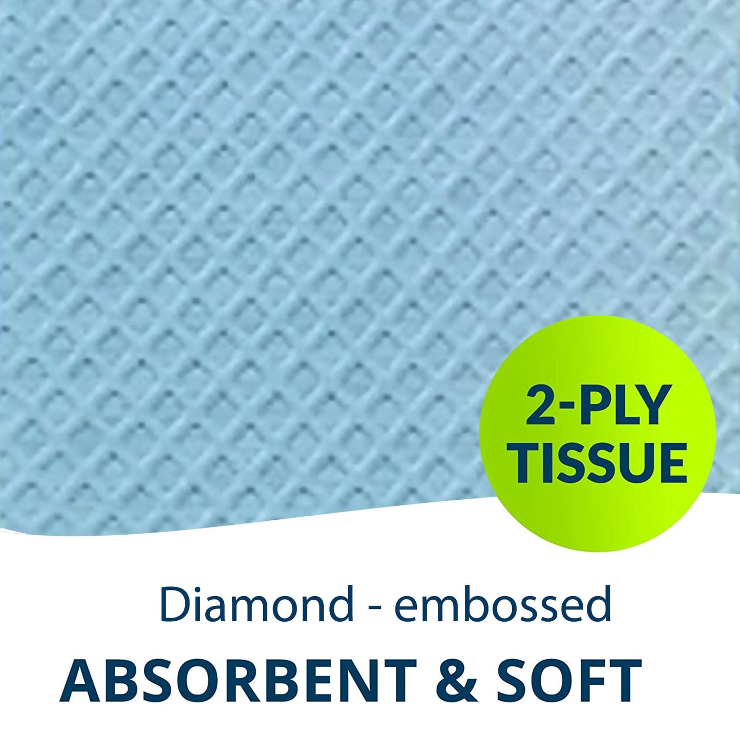 Tidi® Procedure Towel 13 W X 18 L Inch Blue NonSterile (768789_CS)