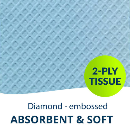 Tidi® Procedure Towel 13 W X 18 L Inch Blue NonSterile (768789_CS)