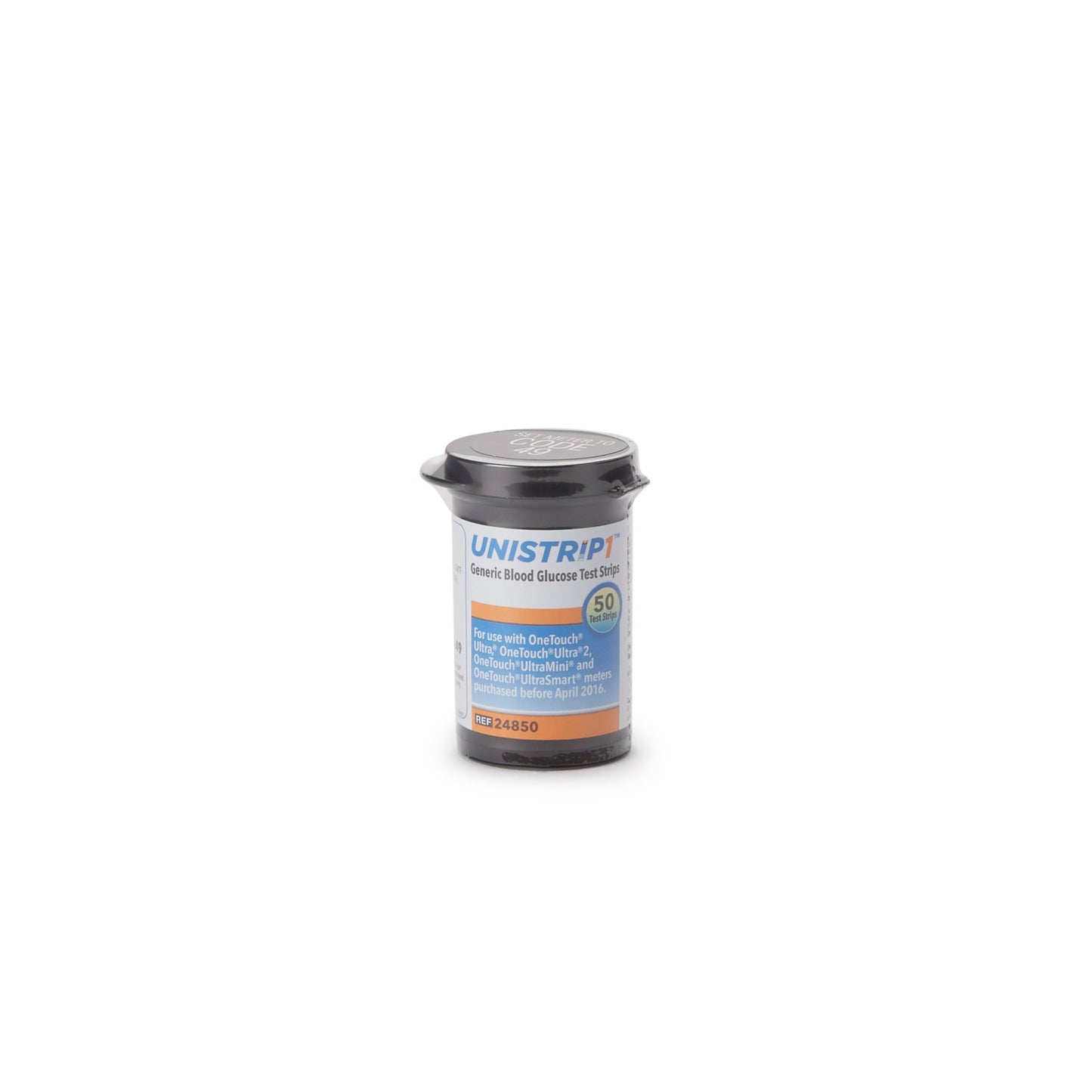 Unistrip™ Blood Glucose Test Strips 50 Strips per Pack (1080455_CS)