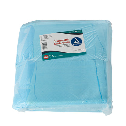 Dynarex® Disposable Underpad 17 X 24 Inch Fluff Light Absorbency (817613_BG)