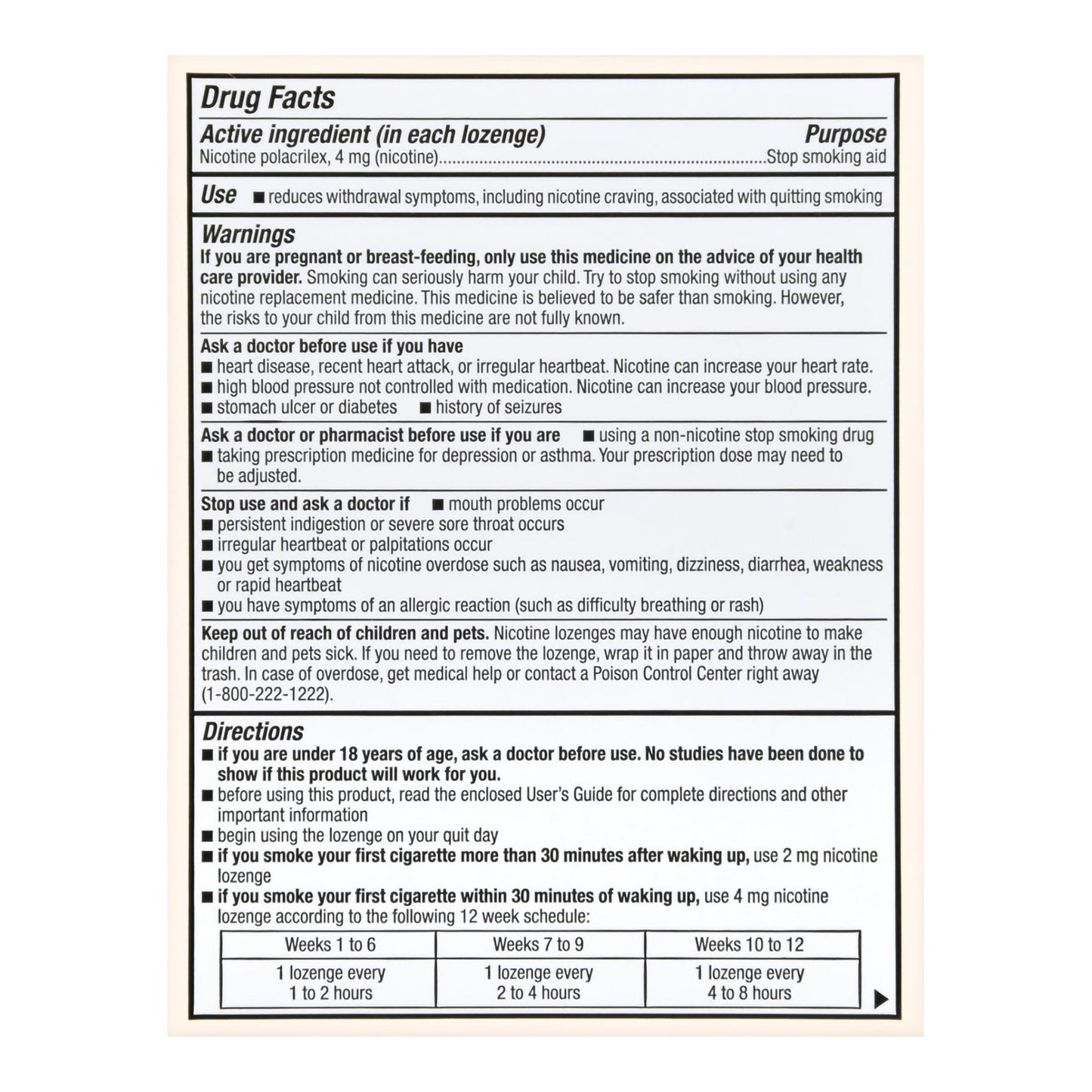 Foster & Thrive™ Stop Smoking Aid 4 mg Strength Lozenge (1238915_PK)