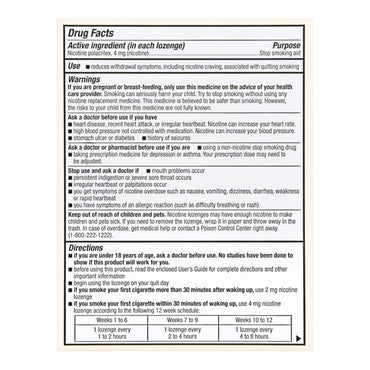 Foster & Thrive™ Stop Smoking Aid 4 mg Strength Lozenge (1238915_PK)