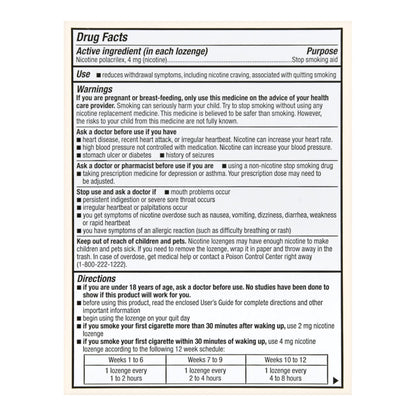 Foster & Thrive™ Stop Smoking Aid 4 mg Strength Lozenge (1238915_PK)