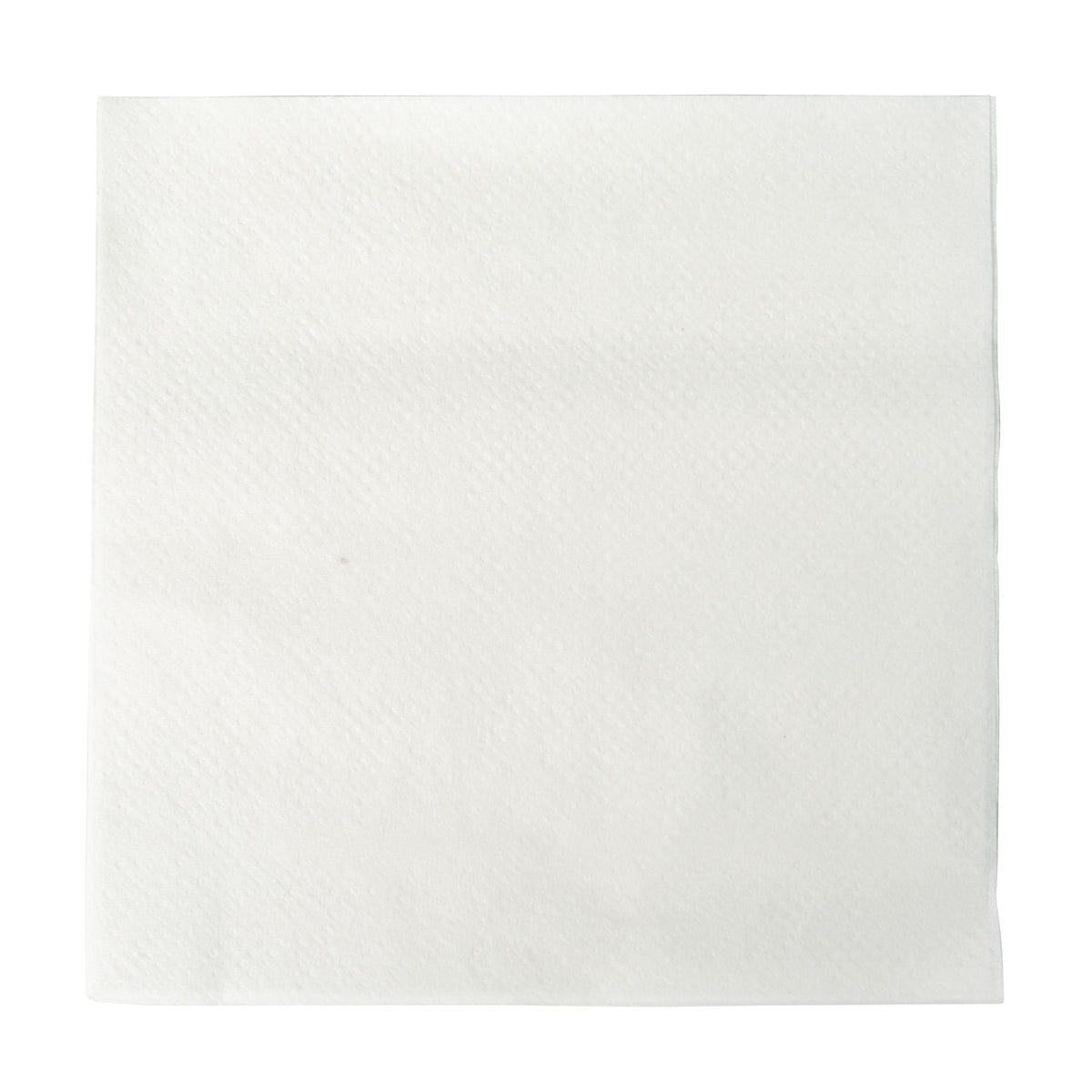 Hawthorn Premium Paper Beverage Napkin 1-Ply, White, 9" x 9" (10000018)