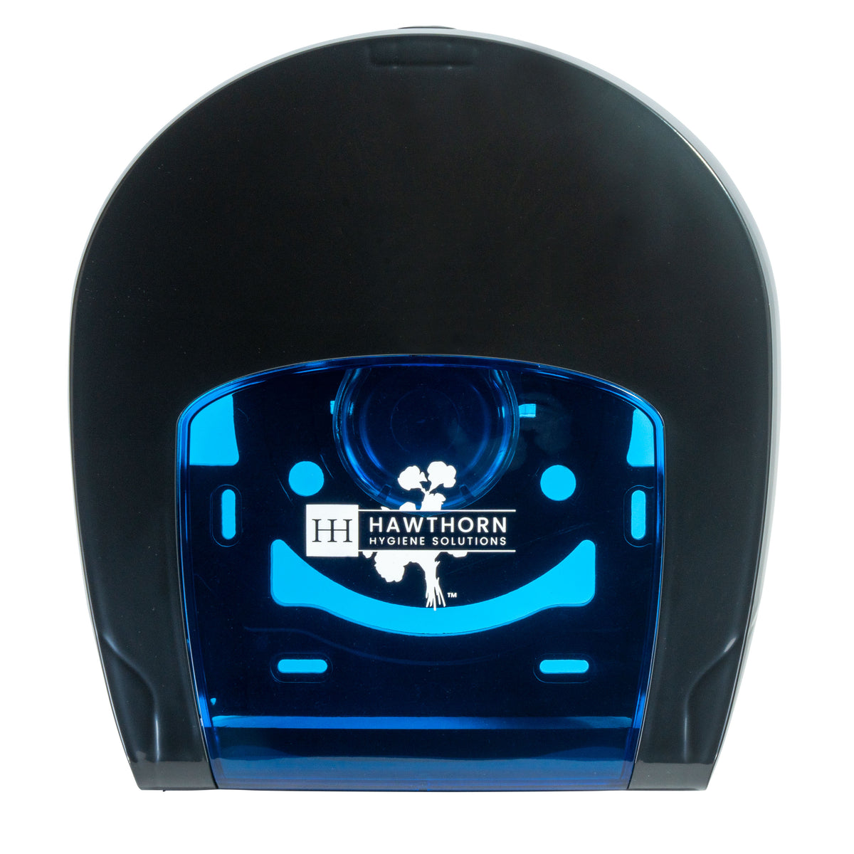 Hawthorn ABS Single JRT Tissue Dispenser, Black, 10.06" x 5.7" x 10.83" (10000141)