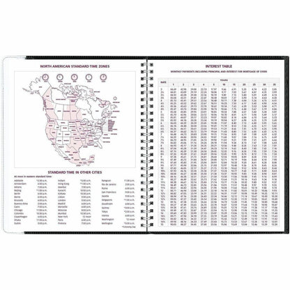 Brownline Pre-Vu Weekly Planner, January 2027 to December 2027, 6 3/4" x 8 1/2" (REDCB920BLK)