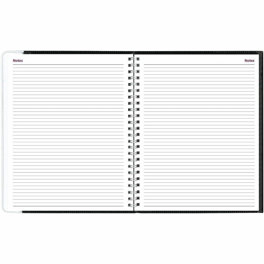 Brownline Pre-Vu Weekly Planner, January 2027 to December 2027, 6 3/4" x 8 1/2" (REDCB920BLK)