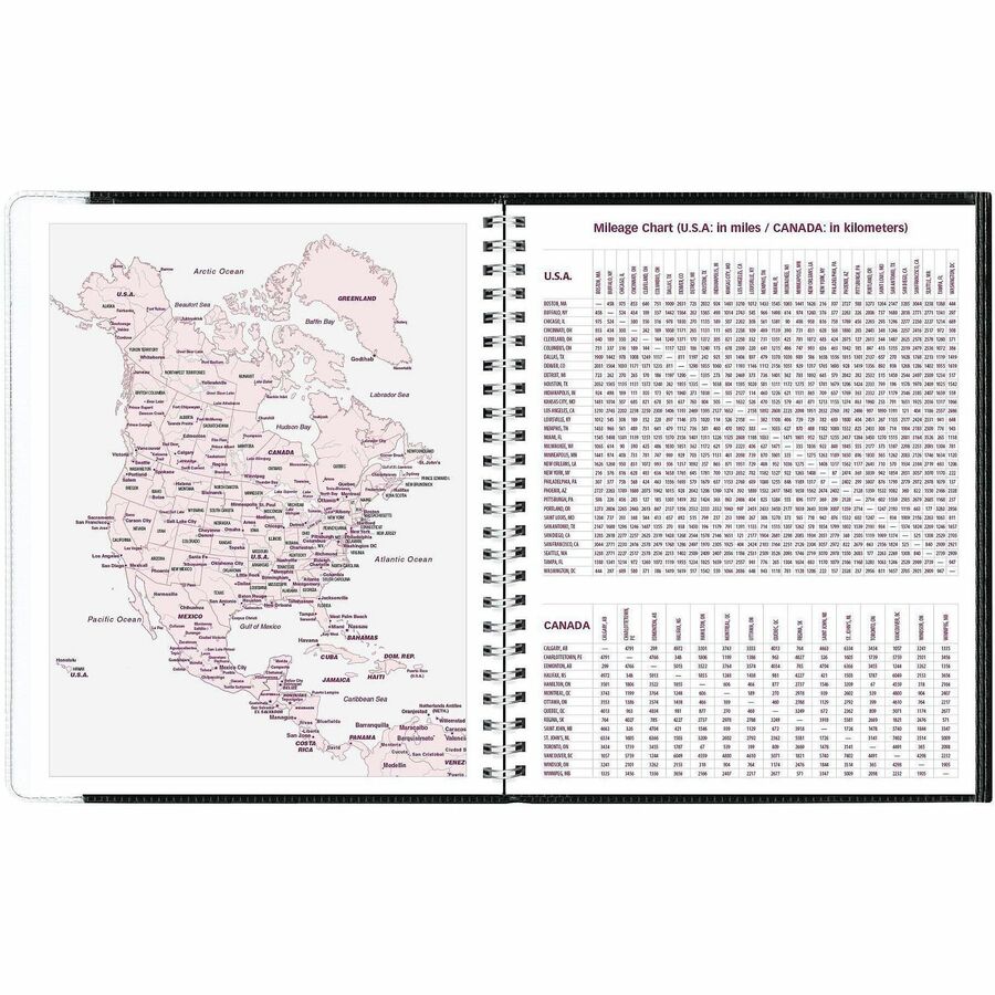 Brownline Pre-Vu Weekly Planner, January 2027 to December 2027, 6 3/4" x 8 1/2" (REDCB920BLK)