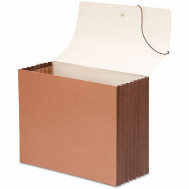 Smead TUFF Letter Recycled File Wallet, 12 3/8" x 10", 7" Expansion, Redrope, 5/Box (SMD71165BX)