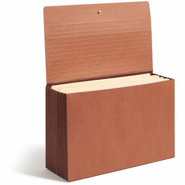 Smead Legal Recycled File Wallet, 15 3/8" x 10", 7" Expansion, Redrope, 5/Box (SMD71167BX)