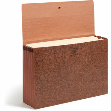 Smead Legal Recycled File Wallet, 8 1/2" x 14", 5 1/4" Expansion, Redrope, 10/Box (SMD71376)