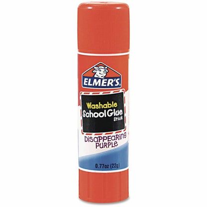 Elmer's School Glue Stick, 0.77 oz, Dries Clear (EPIE524)