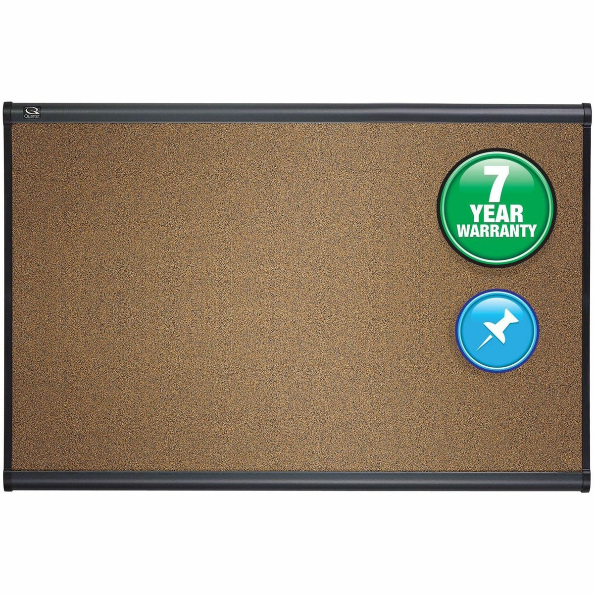 Quartet Prestige Bulletin Board, 48" Board Height x 72" Board Width, Light Cherry Frame (QRTB247LC)