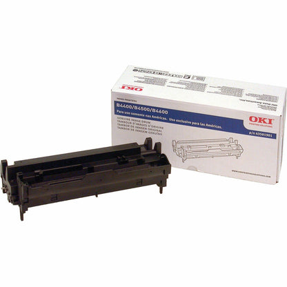 Oki 43501901 Image Drum, Laser Print Technology, 25000, Black (OKI43501901)