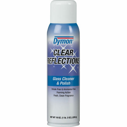 Dymon Clear Reflections Aerosol Glass Cleaner, 19 fl oz (ITW38520)