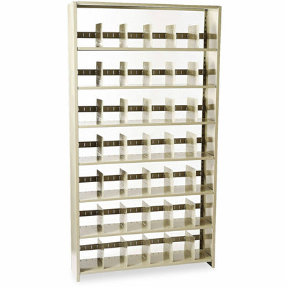 Tennsco Starter Shelf, 48" x 12" x 88", 7 x Shelf(ves), Letter, 400 lb Load Capacity, Sand (TNN128848PCSD)