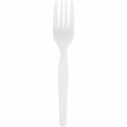 genuine-joe-0010430-white-polystyrene-plastic-forks-num-gjo0010430_1