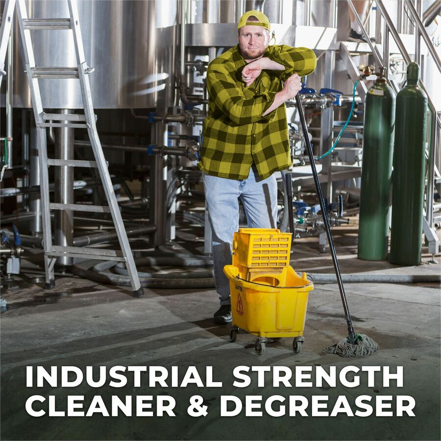 Simple Green Industrial Cleaner/Degreaser, 128 fl oz (4 quart), Lemon Scent (SMP14010EA)