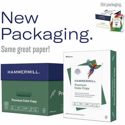 Hammermill Premium Color Copy Print Paper, 100 Bright, 28 lb Bond Weight, 8.5 x 11, Photo White, 500 Sheets/Ream, 8 Reams/Carton (HAM102467CT)