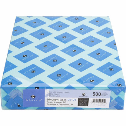 Sparco Premium Grade Pastel Color Copy Paper, 20Lb, 8 1/2 x 11, 10 RM/CT, Blue (SPR05121CT)