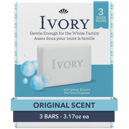 Ivory Bar Soap, Ivory-clean Scent, 3.10 oz, 24/Carton (PGC12364CT)