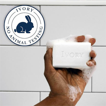 Ivory Bar Soap, Ivory-clean Scent, 3.10 oz, 24/Carton (PGC12364CT)