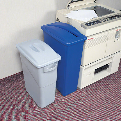 Rubbermaid Commercial Slim Jim Paper Recycling Container Lid, Blue  (RCP270388BE)